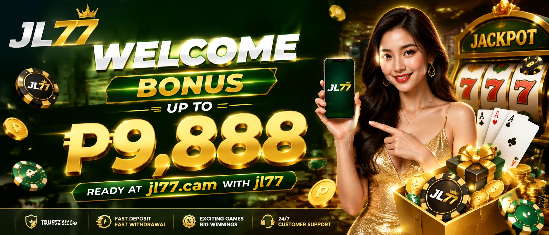 jl77.cam Philippines mobile casino homepage