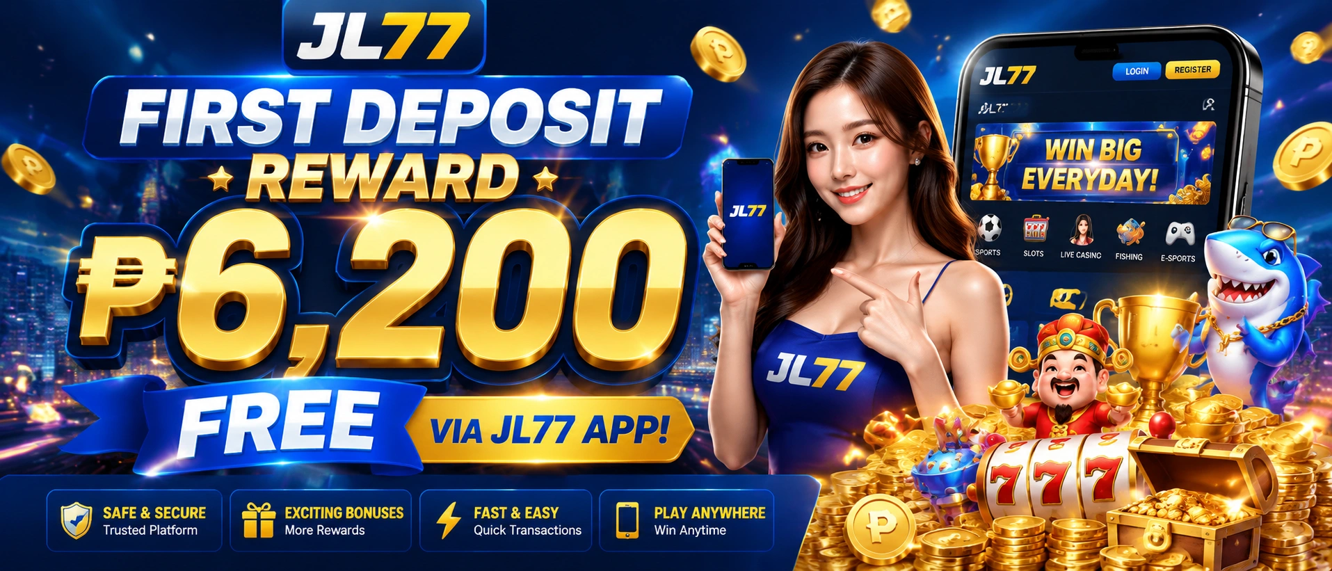 Slots and casino lobby preview