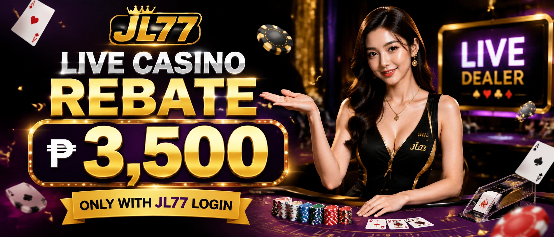 jl77 live casino promo view